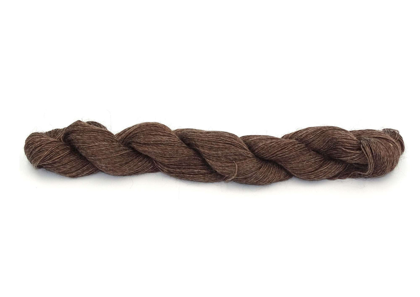 Mohair by Canard 1-trådet kidmohair og merino - Meleret mørk brun (Nr. 1329)