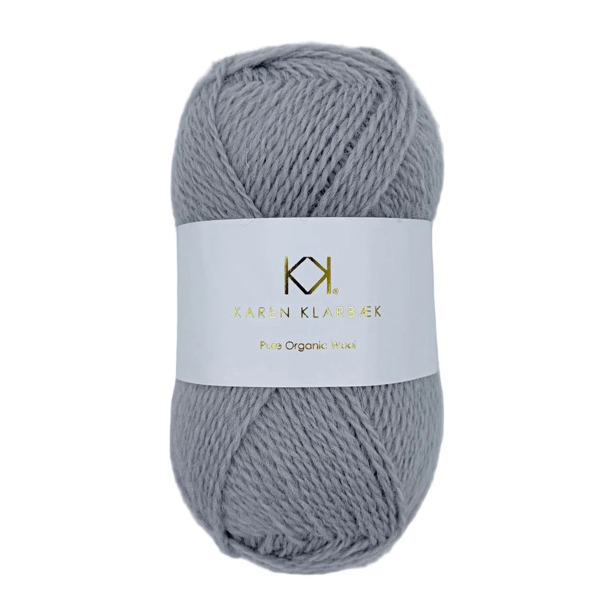 2009_Pure Organic Wool - Light Grey Melange - Økologisk uldgarn fra Karen Klarbæk