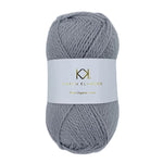 2009_Pure Organic Wool - Light Grey Melange - Økologisk uldgarn fra Karen Klarbæk