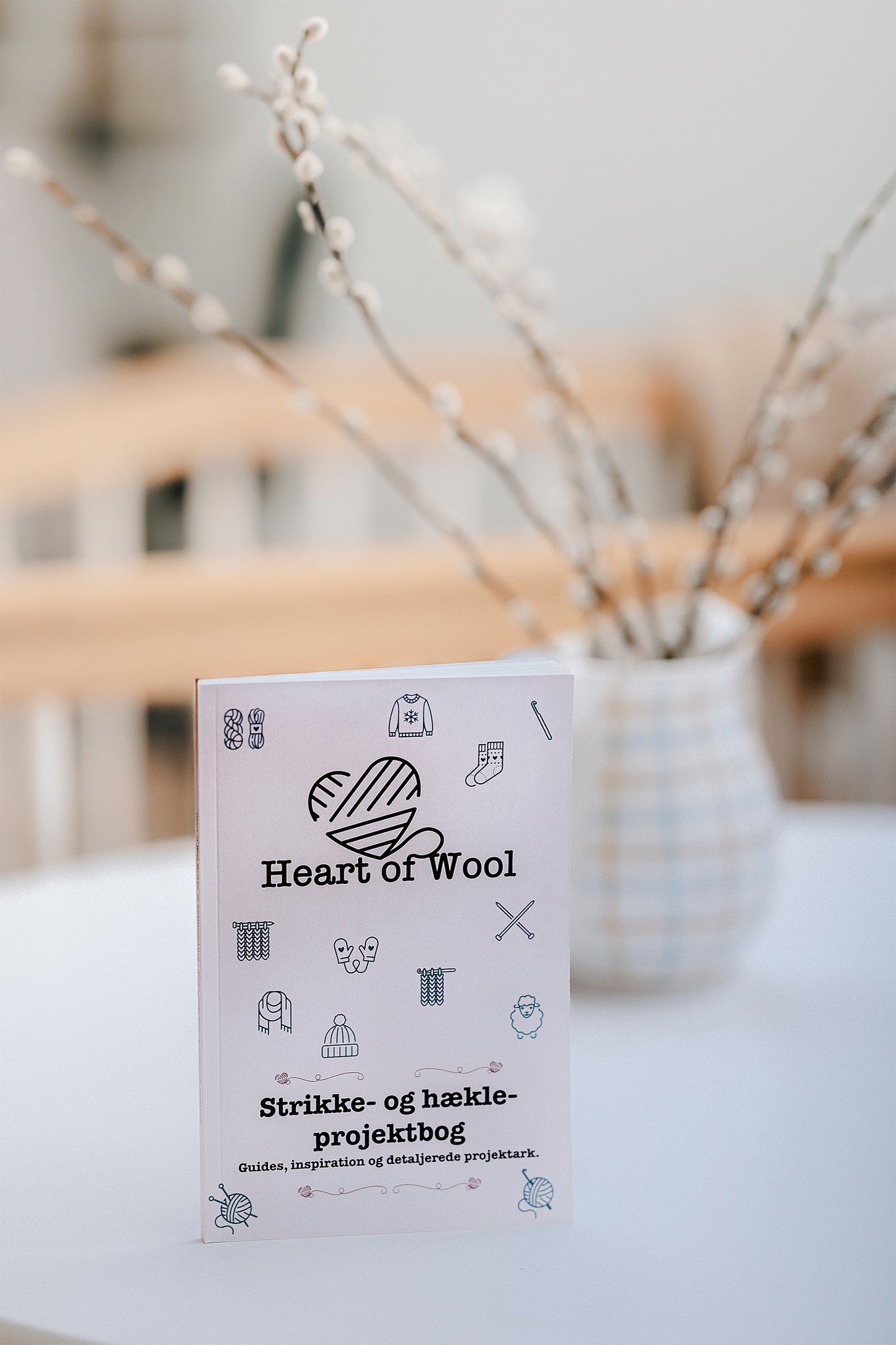 Heart of Wool Strikke- og hækleprojektbog