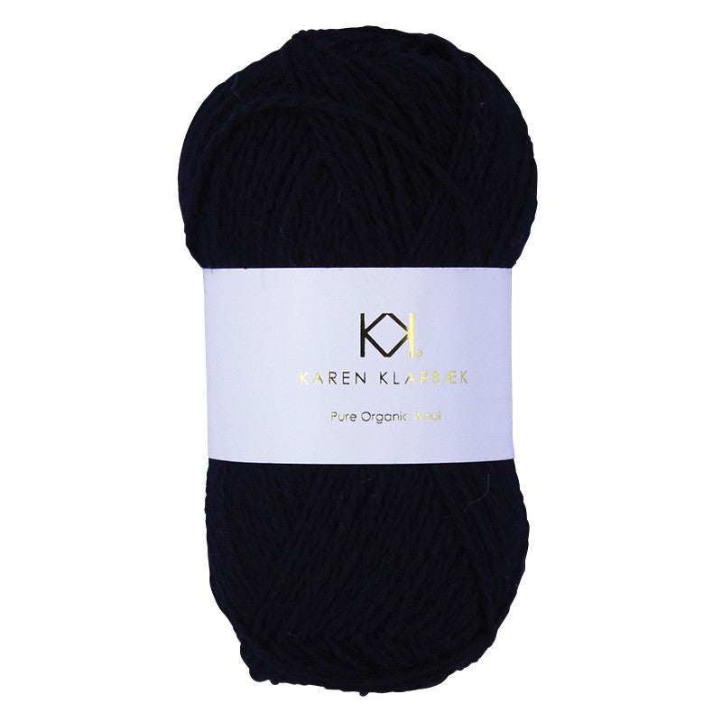 2006_Pure Organic Wool - Black - Økologisk uldgarn fra Karen Klarbæk