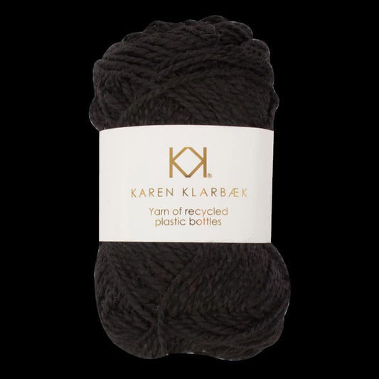 Karen Klarbæk Recycled Bottle Yarn - Black (3008)