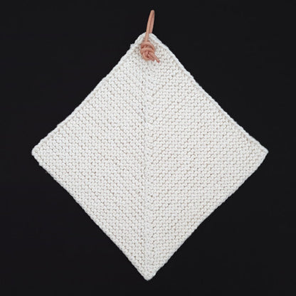 Diagonale grydelapper – strikke- og hæklekits (Dark Old Rose)