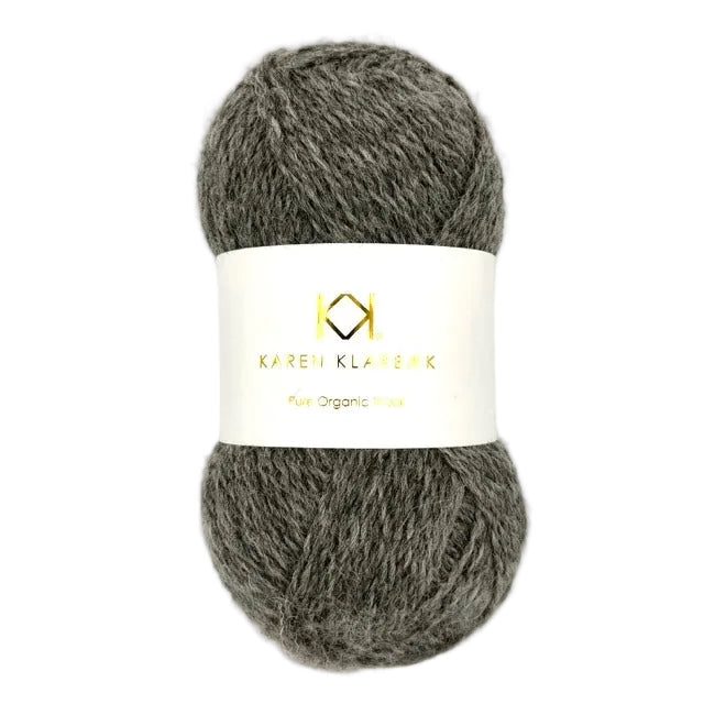 2008_Pure Organic Wool - Grey Melange - Økologisk uldgarn fra Karen Klarbæk