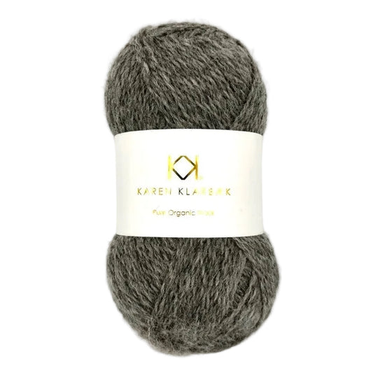 2008_Pure Organic Wool - Grey Melange - Økologisk uldgarn fra Karen Klarbæk