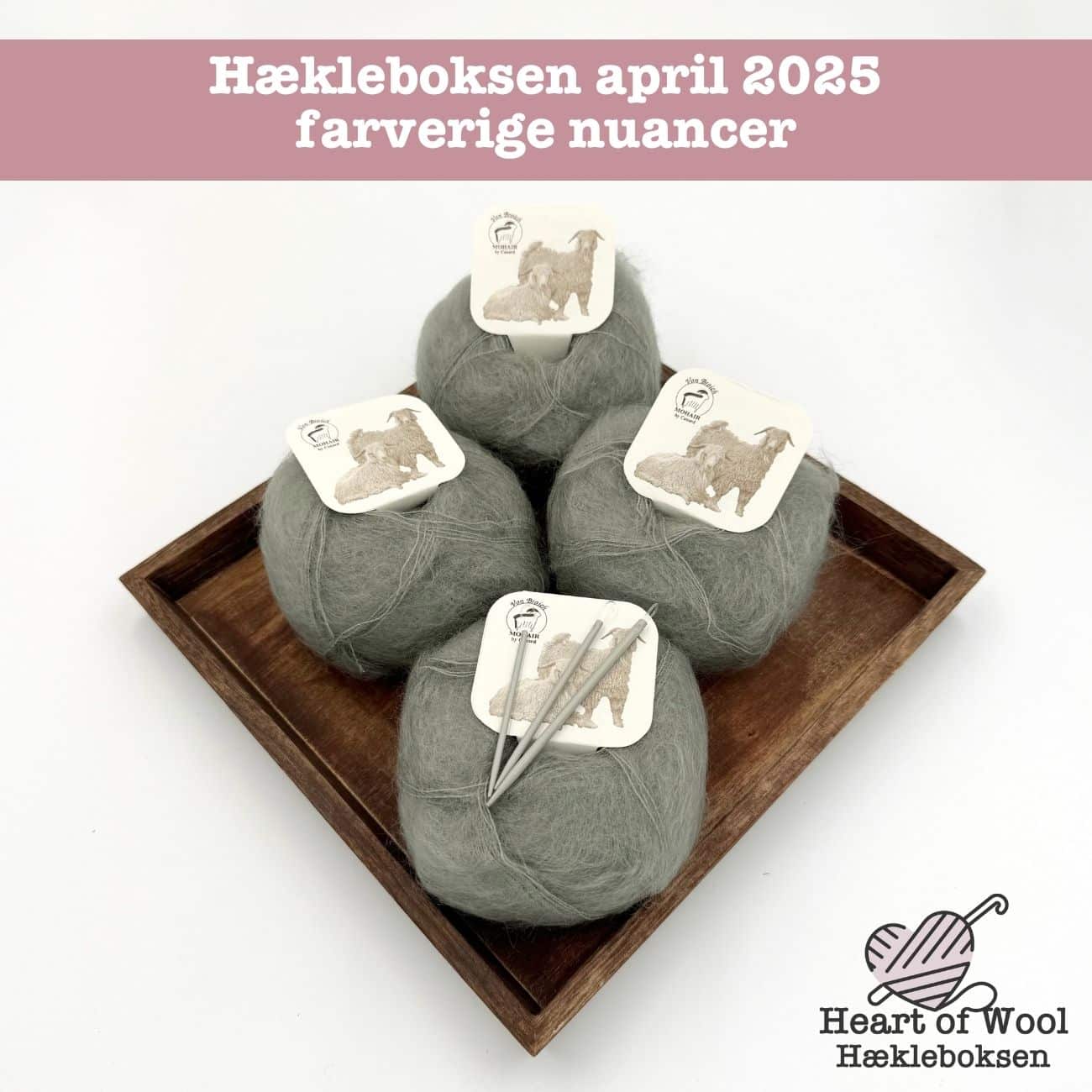 April 2025 hækleboksen standard enkeltboks
