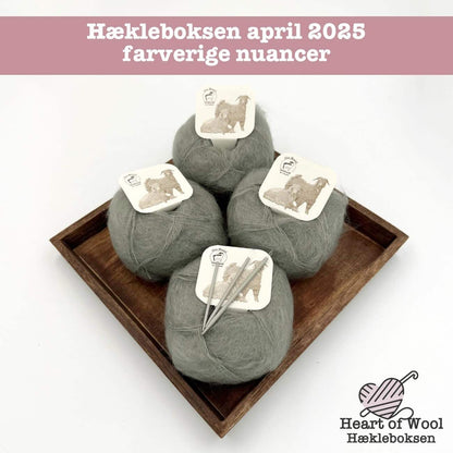 April 2025 hækleboksen standard enkeltboks