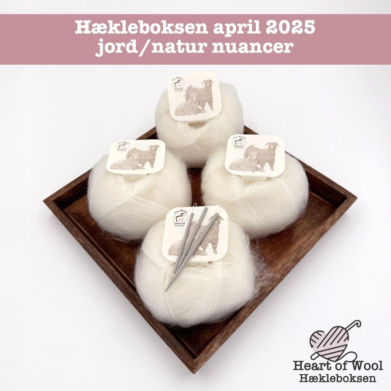 April 2025 hækleboksen standard enkeltboks