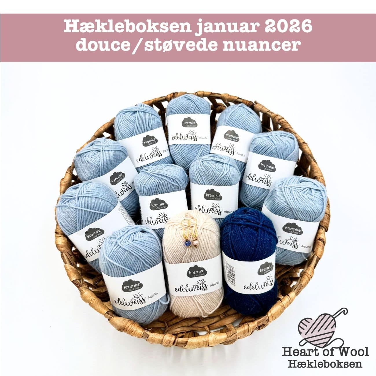 01 Januar 2026 Hækleboksen - enkeltboks
