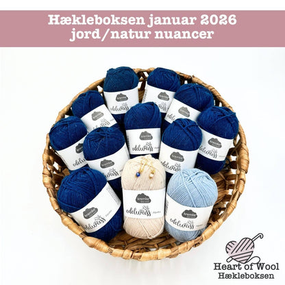 01 Januar 2026 Hækleboksen - enkeltboks