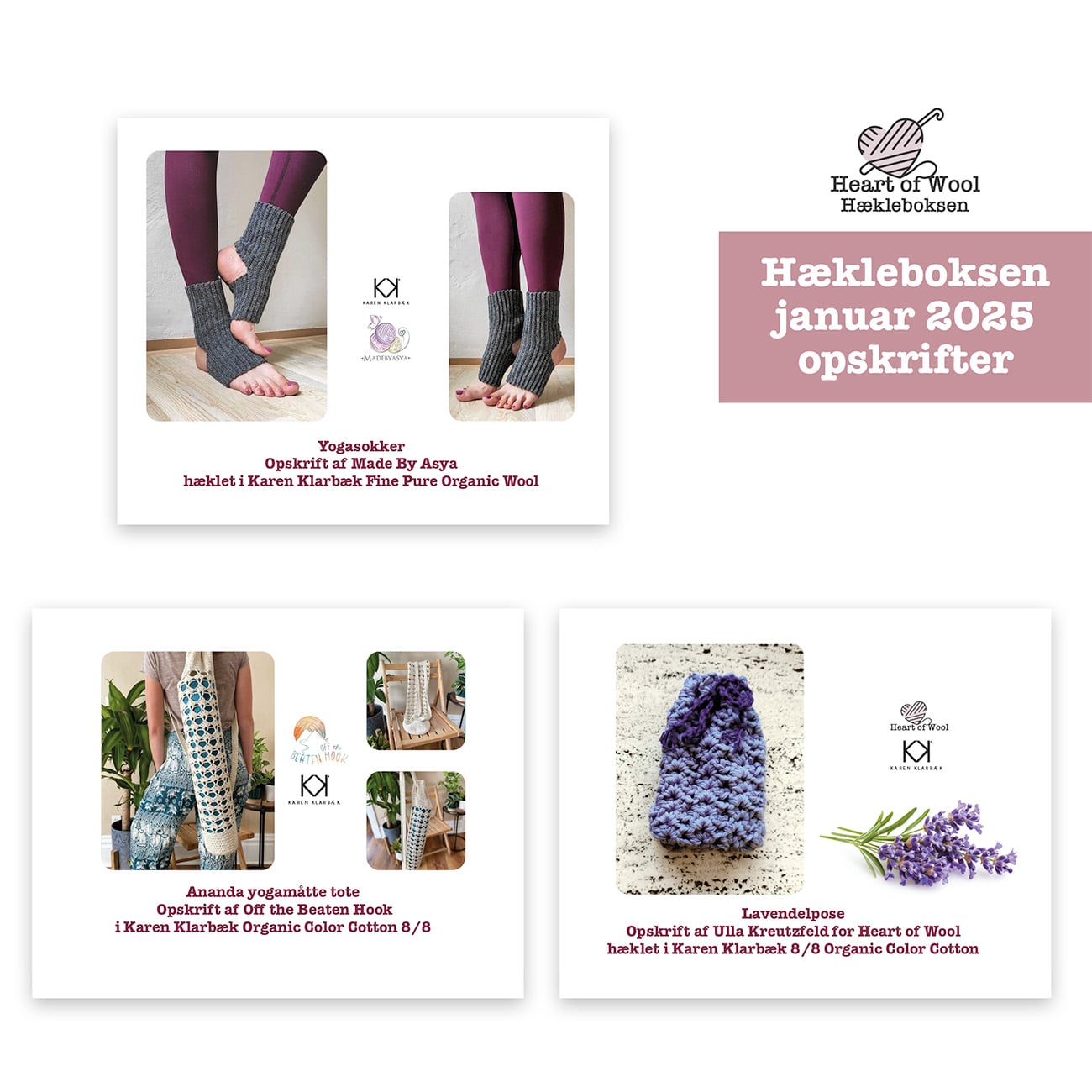 01 Januar 2025 Hækleboksen - enkeltboks