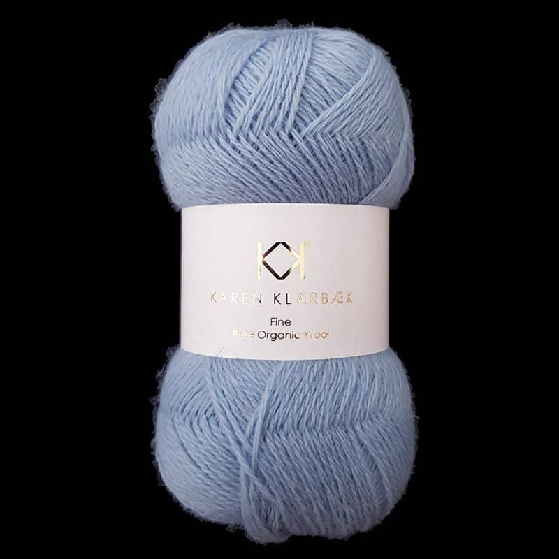 Karen Klarbæk Fine Pure Organic Wool - Light Blue (2505)