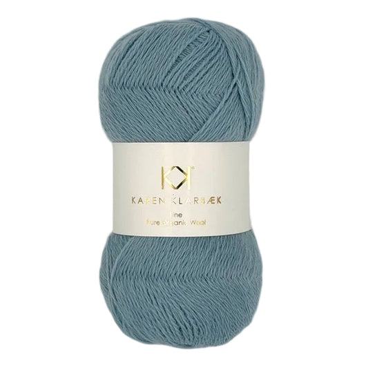 Karen Klarbæk Fine Pure Organic Wool - Light Blue (2505)