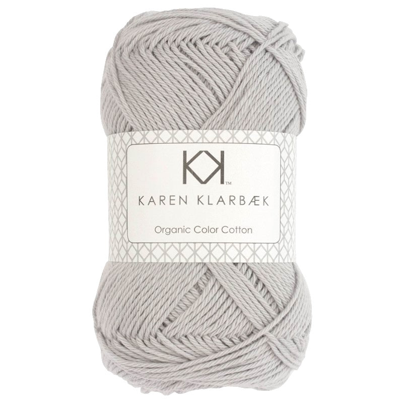 0025_8/4 Light Cool Grey - Økologisk bomuldsgarn fra Karen Klarbæk