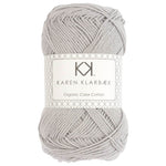 0025_8/4 Light Cool Grey - Økologisk bomuldsgarn fra Karen Klarbæk