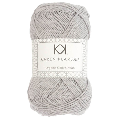 0025_8/4 Light Cool Grey - Økologisk bomuldsgarn fra Karen Klarbæk