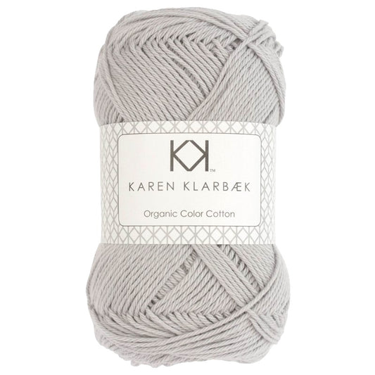0025_8/4 Light Cool Grey - Økologisk bomuldsgarn fra Karen Klarbæk