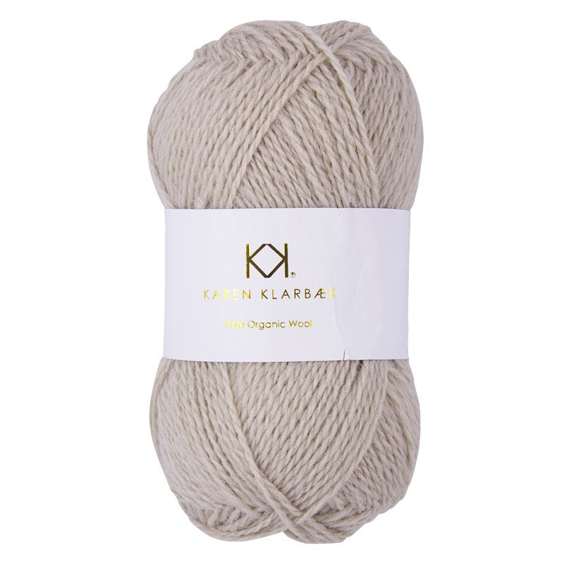 2002_Pure Organic Wool - Light-Sand - Økologisk uldgarn fra Karen Klarbæk