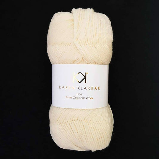 Karen Klarbæk Fine Pure Organic Wool - Nature White (2506)