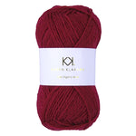 2015_Pure Organic Wool - Red - Økologisk uldgarn fra Karen Klarbæk