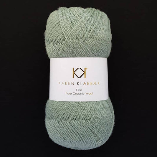 Karen Klarbæk Fine Pure Organic Wool - Sage Green (2515)