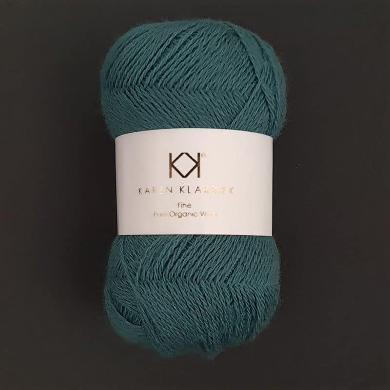 Karen Klarbæk Fine Pure Organic Wool - Sea Green (2519)
