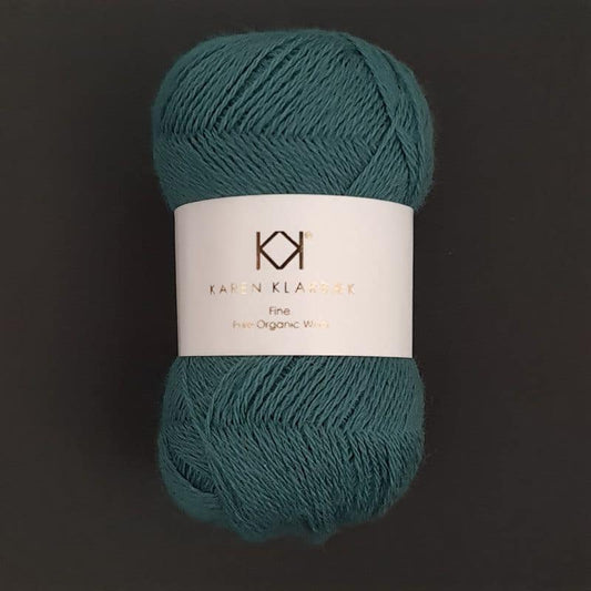Karen Klarbæk Fine Pure Organic Wool - Sea Green (2519)