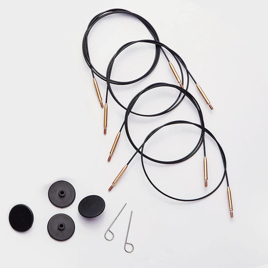 KnitPro Swivel 360 grader kabel til udskiftelige strikkepinde