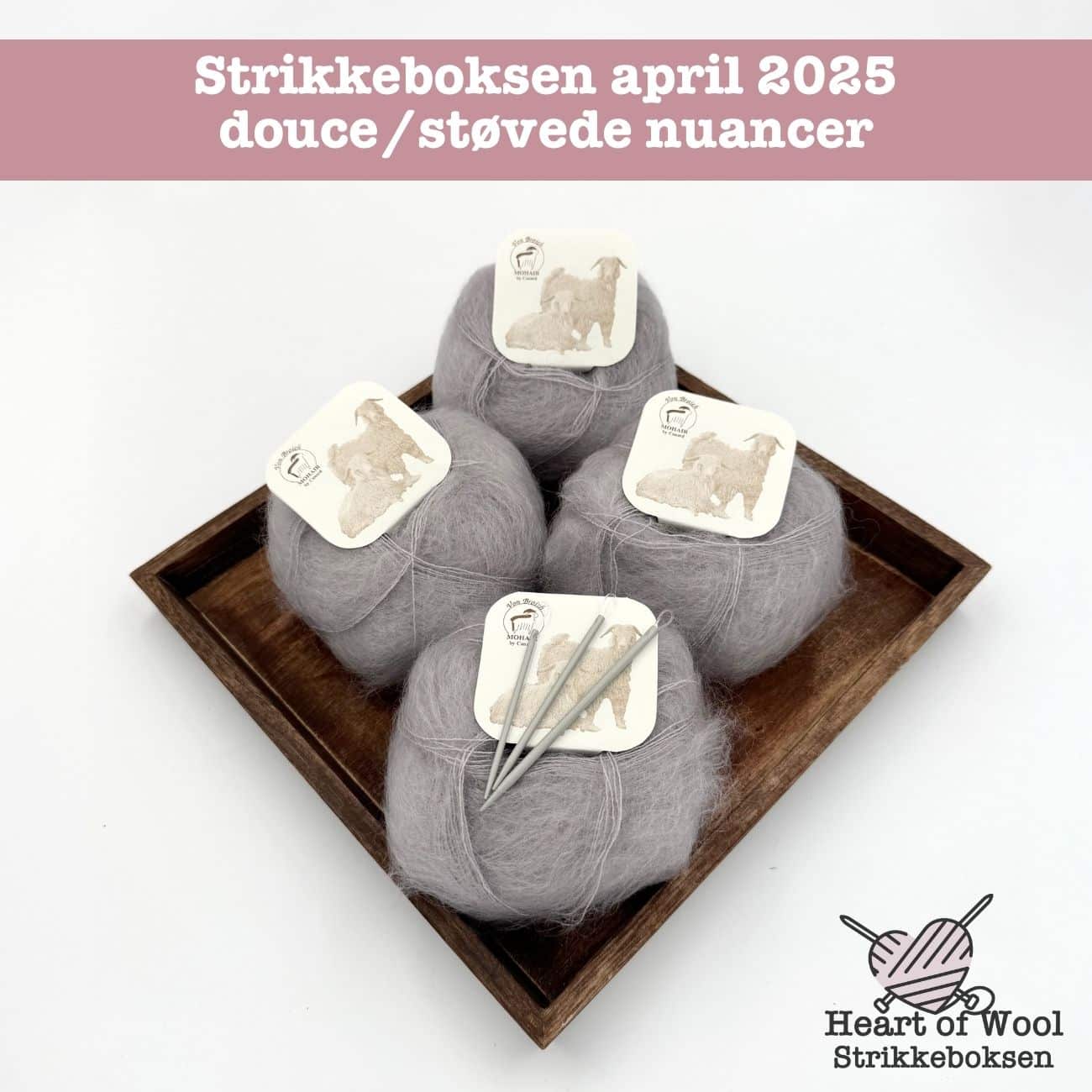 April 2025 strikkeboksen standard enkeltboks