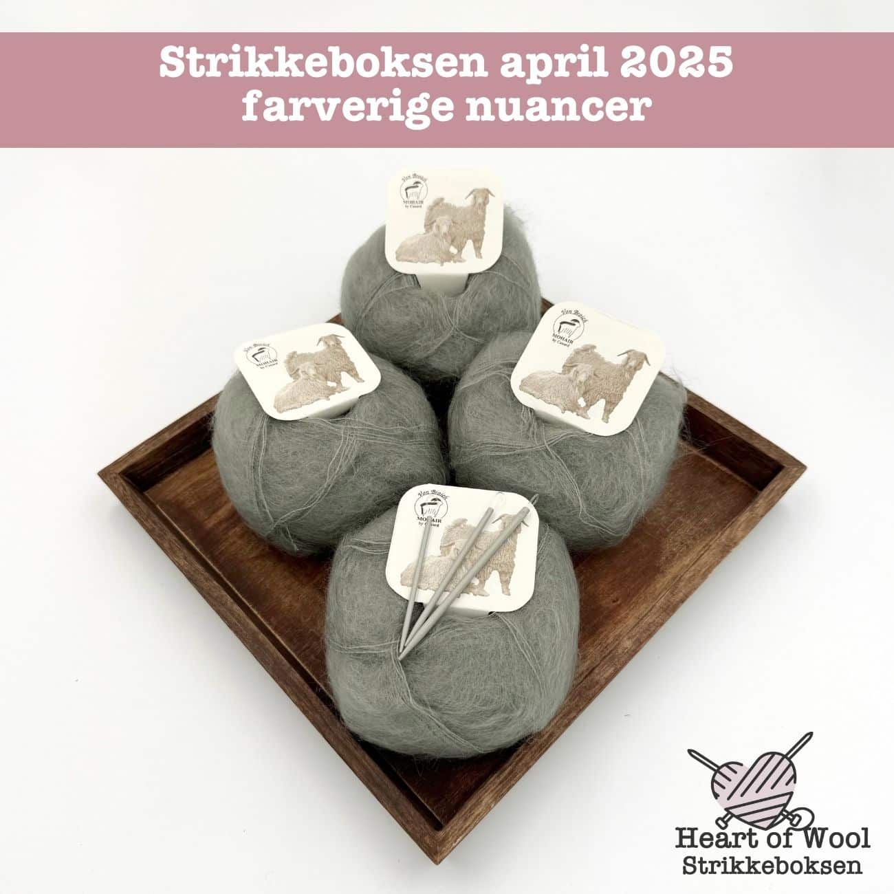 April 2025 strikkeboksen standard enkeltboks
