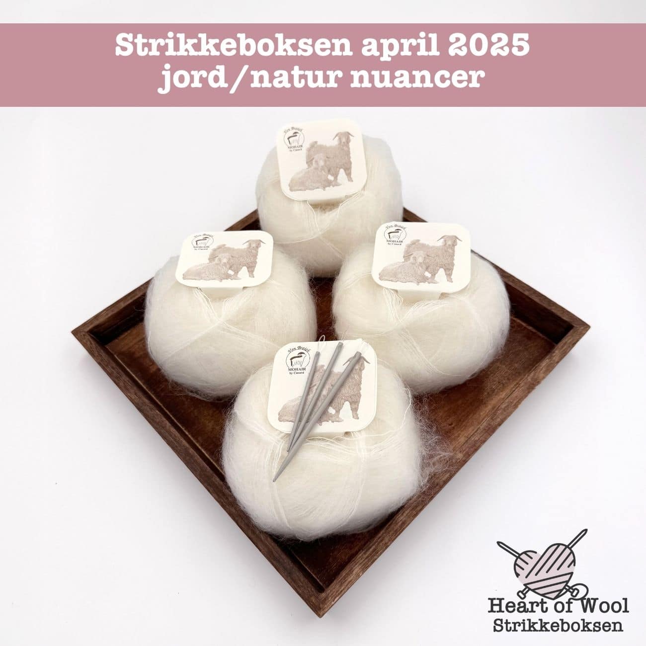 April 2025 strikkeboksen standard enkeltboks
