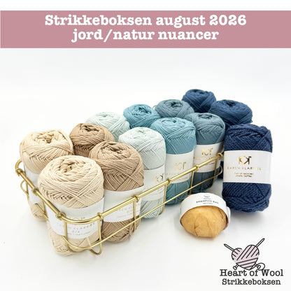 08 August 2026 Strikkeboksen - enkeltboks