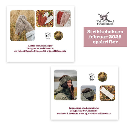 Strikkeboksen februar 2025