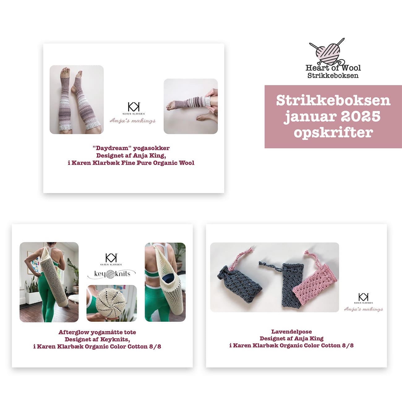 01 Januar 2025 Strikkeboksen standard - enkeltboks