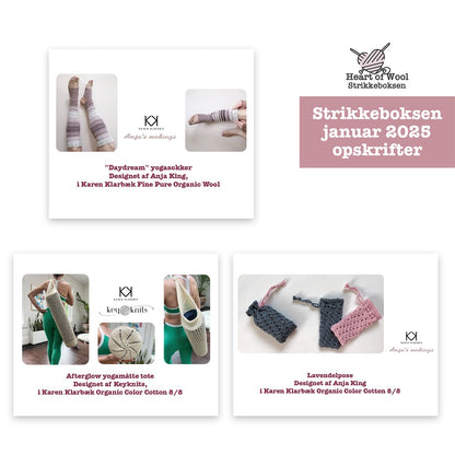 01 Januar 2025 Strikkeboksen standard - enkeltboks