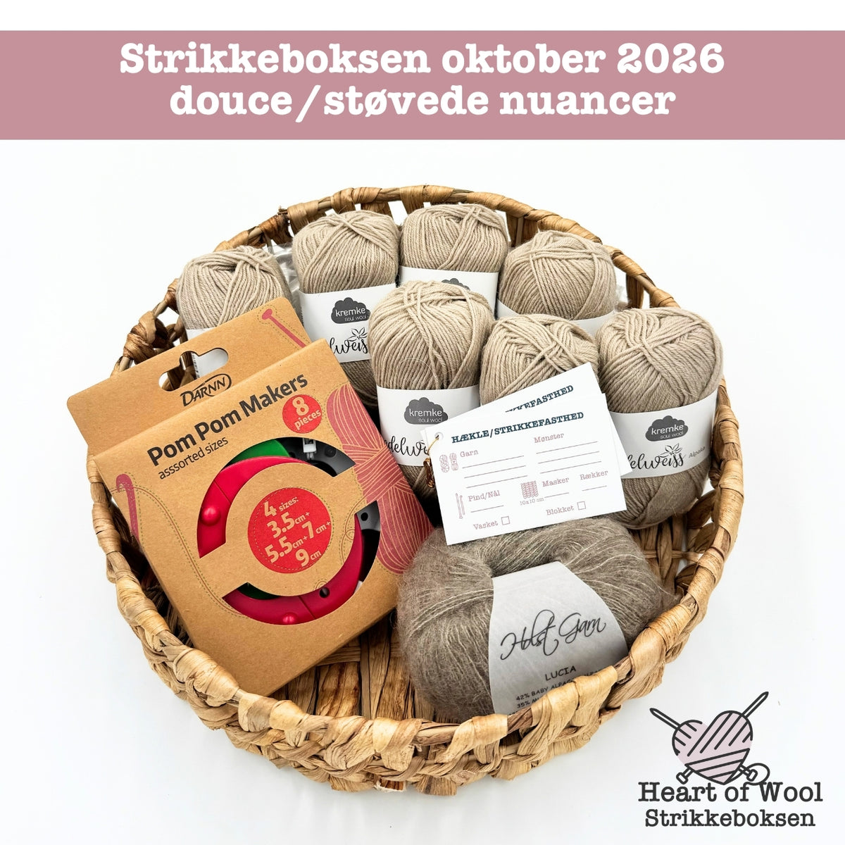 10 Oktober 2026 Strikkeboksen - enkeltboks