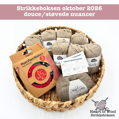 10 Oktober 2026 Strikkeboksen - enkeltboks