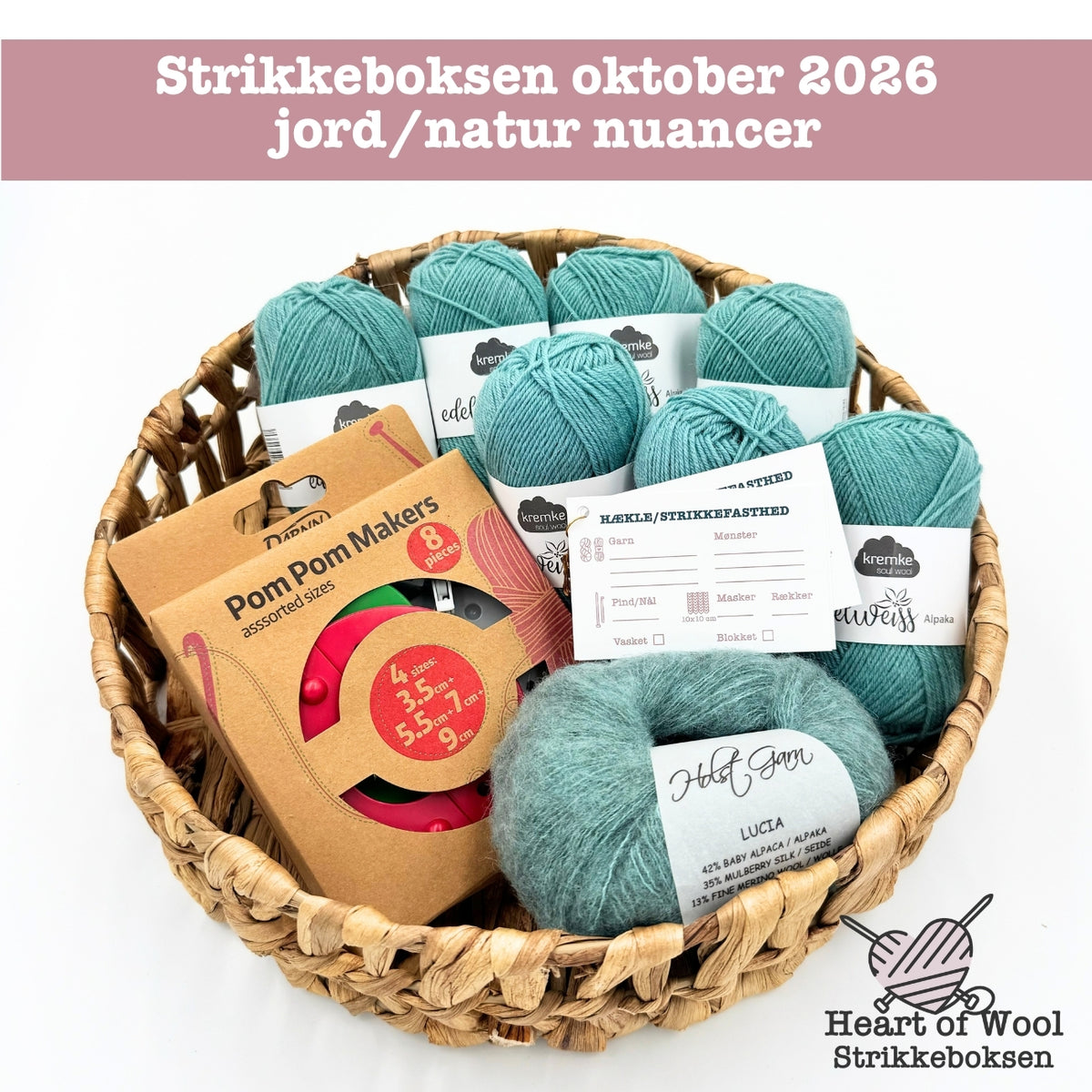 10 Oktober 2026 Strikkeboksen - enkeltboks